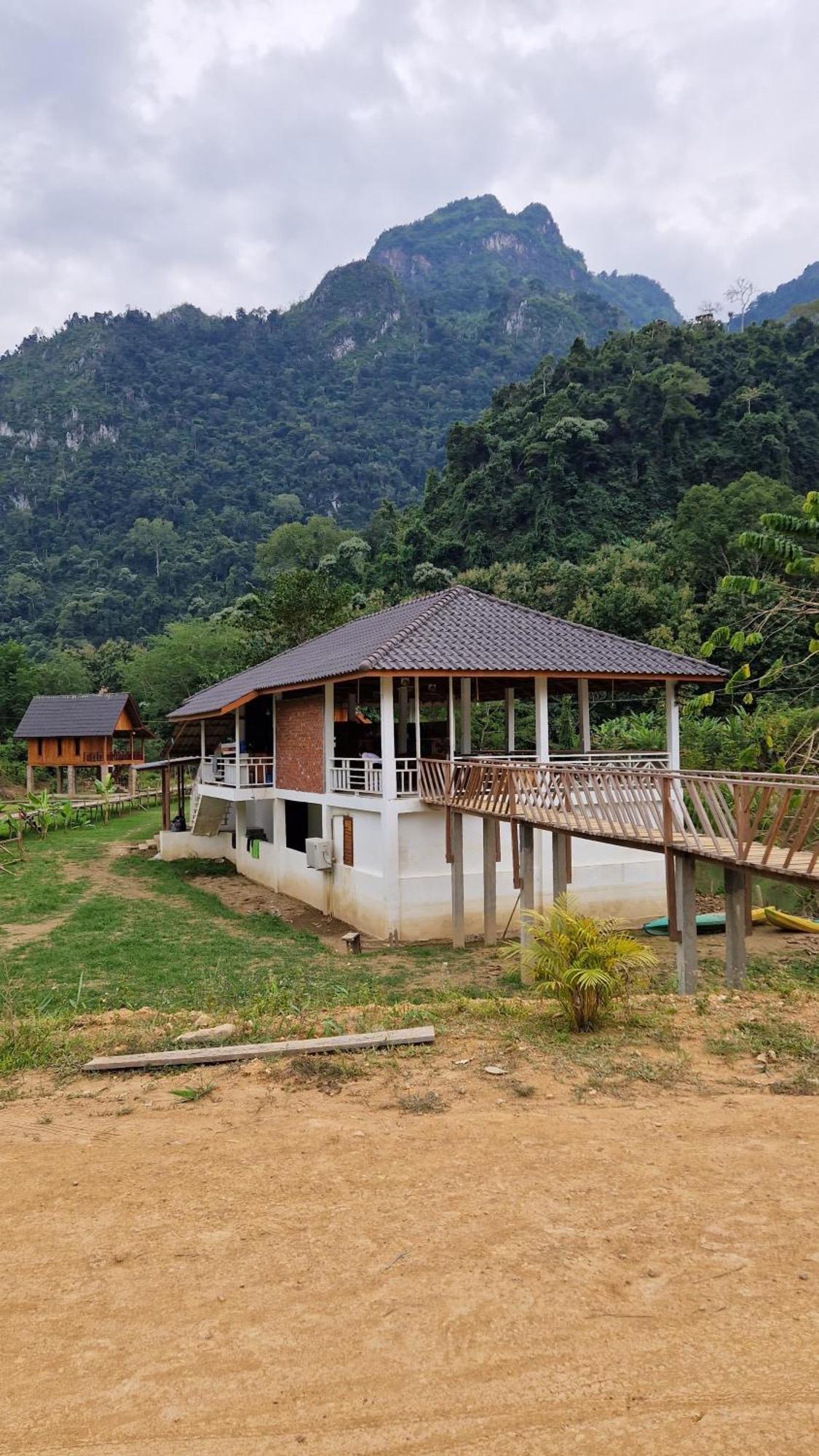 Eco Farm Stay And Hostel Nong Khiaw Bagian luar foto
