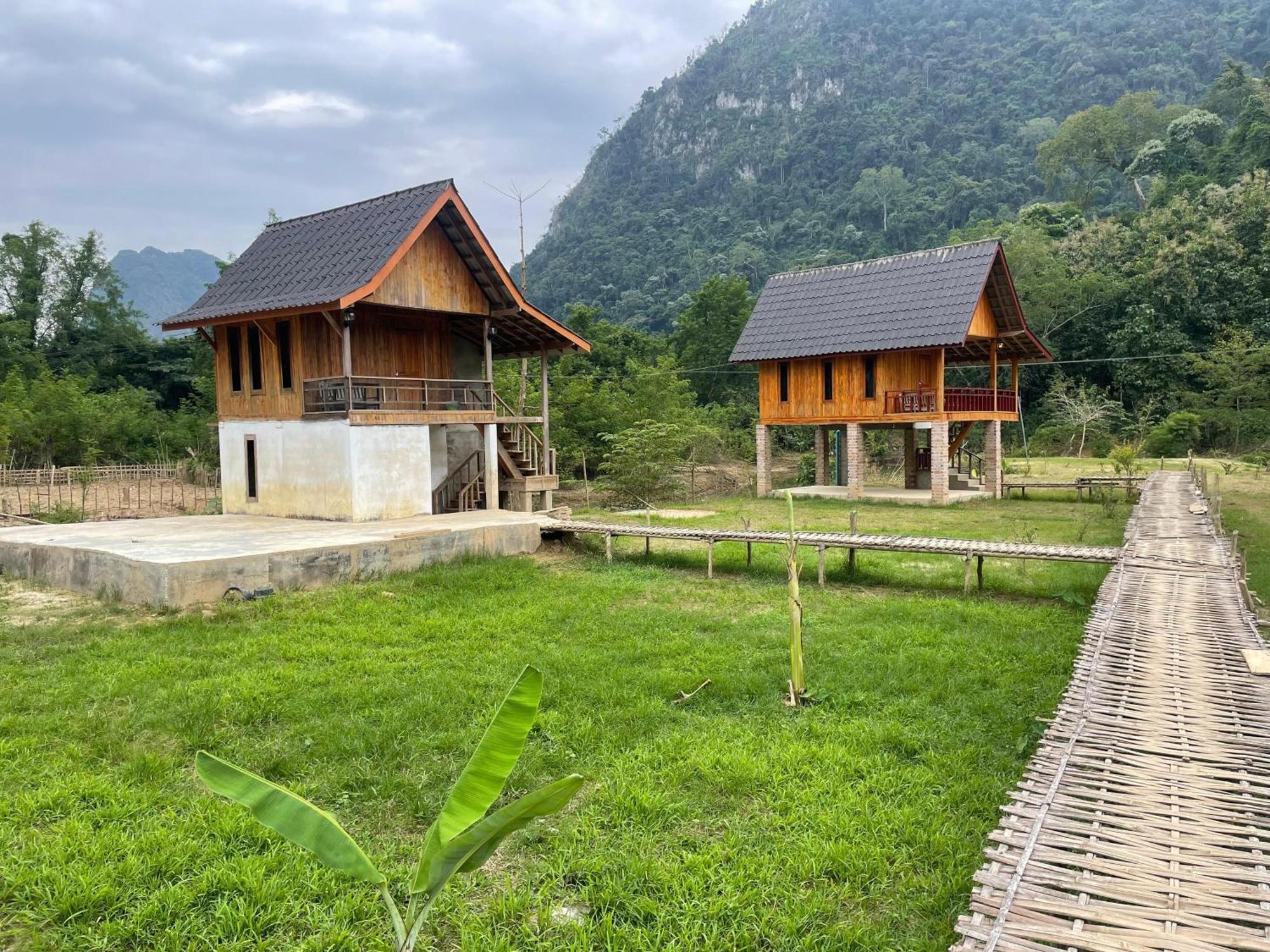 Eco Farm Stay And Hostel Nong Khiaw Bagian luar foto