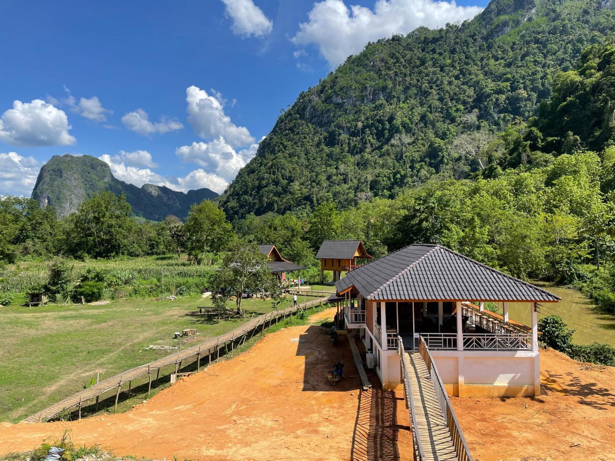 Eco Farm Stay And Hostel Nong Khiaw Bagian luar foto
